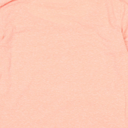 Womens UK Size 8 marks Orange Basic T-Shirt