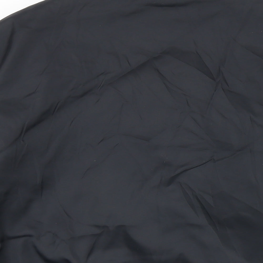 ASOS Womens Black Bomber Jacket Jacket Size 8 Zip
