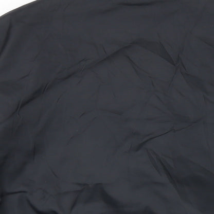ASOS Womens Black Bomber Jacket Jacket Size 8 Zip