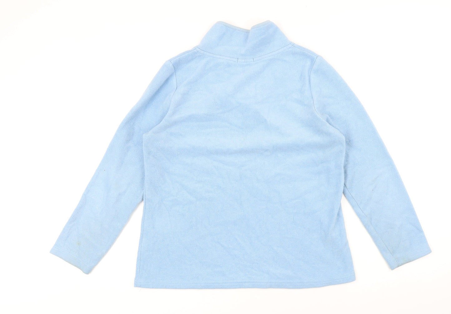 DASH Womens Blue Polyester Pullover Sweatshirt Size 16