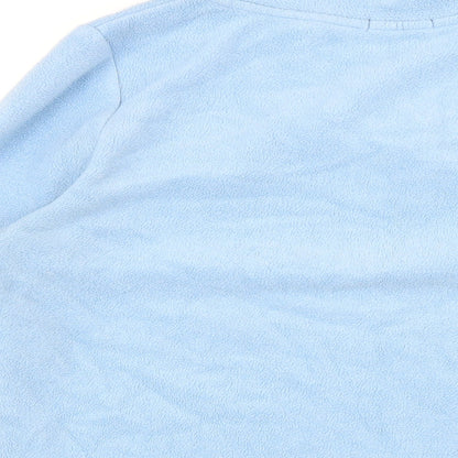 DASH Womens Blue Polyester Pullover Sweatshirt Size 16