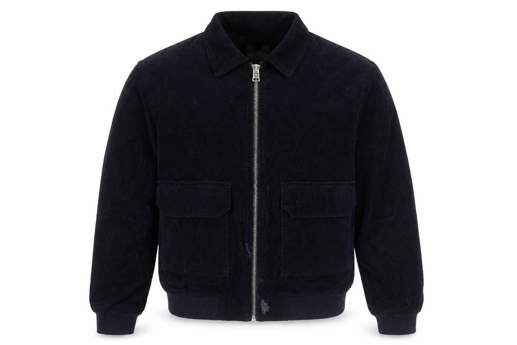 Mens UK Size M Topman Blue Bomber Jacket