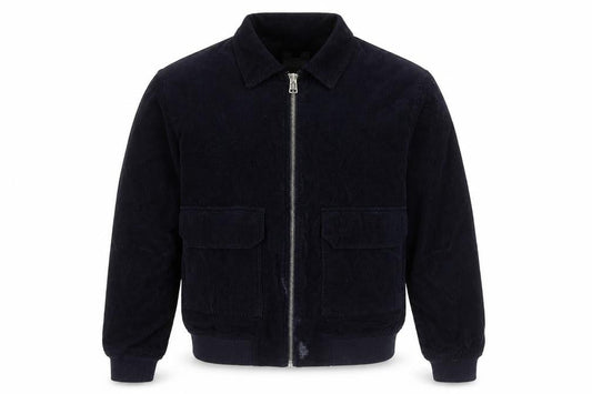 Mens UK Size M Topman Blue Bomber Jacket
