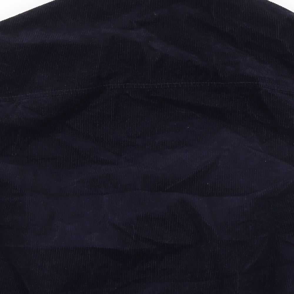 Mens UK Size M Topman Blue Bomber Jacket