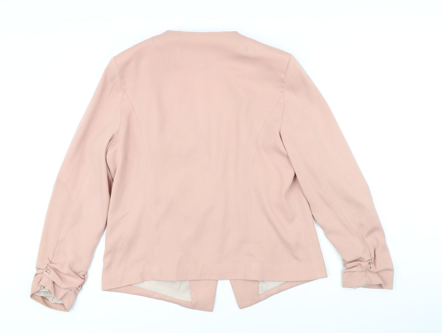 Daisy Collection Womens Pink Jacket Blazer Size 14 Button