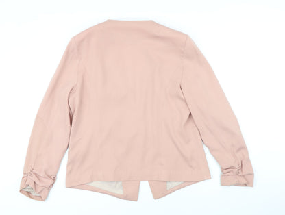 Daisy Collection Womens Pink Jacket Blazer Size 14 Button