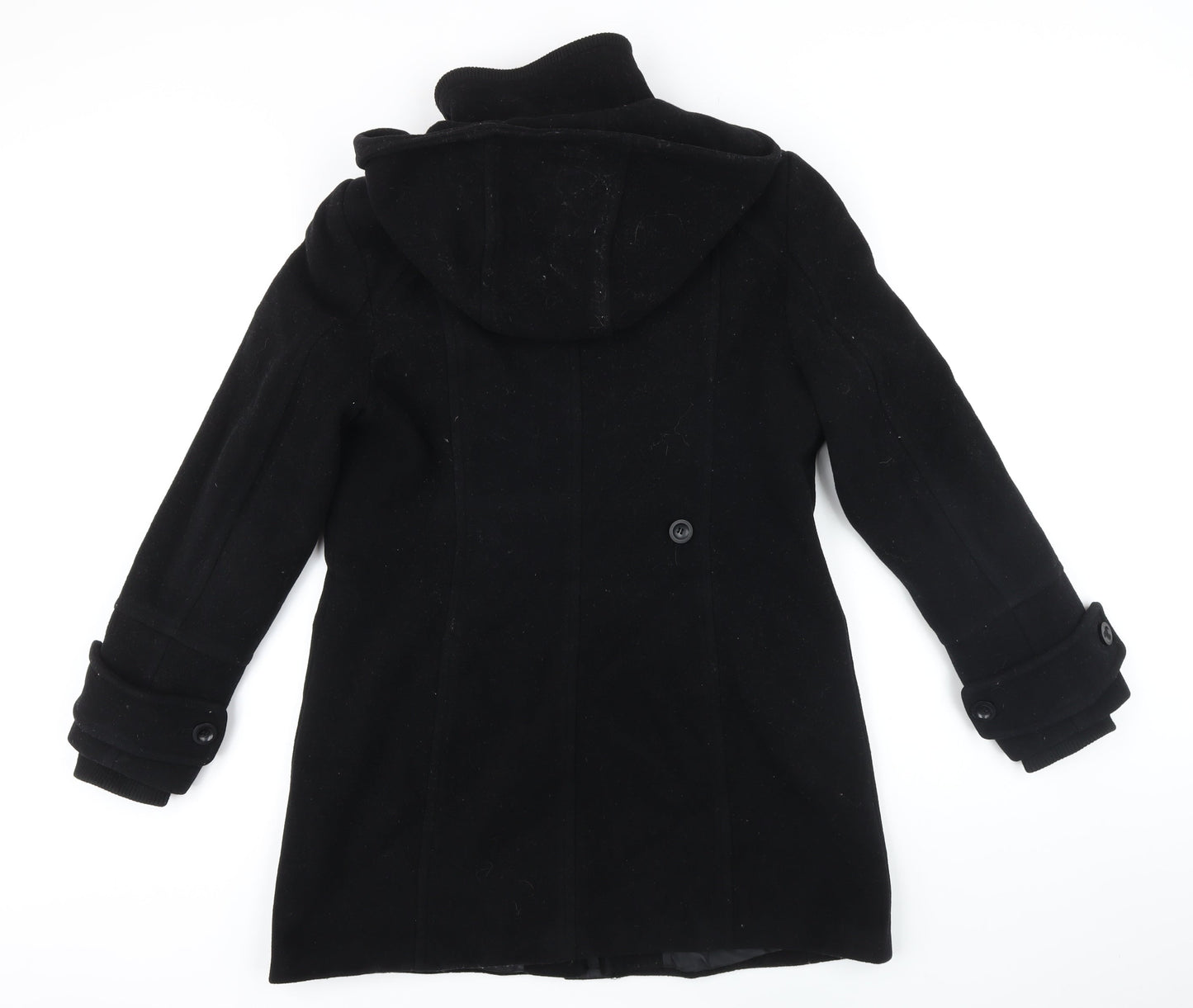 Womens UK Size 10 NEXT Black Overcoat