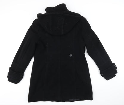 Womens UK Size 10 NEXT Black Overcoat
