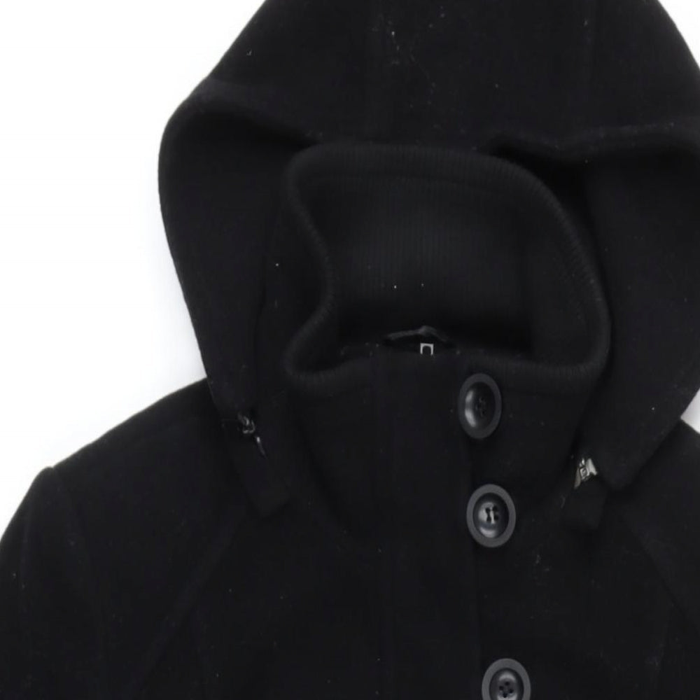 Womens UK Size 10 NEXT Black Overcoat