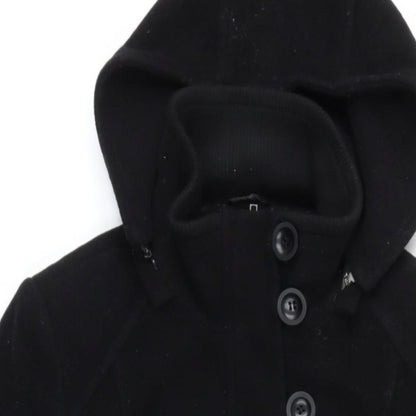 Womens UK Size 10 NEXT Black Overcoat