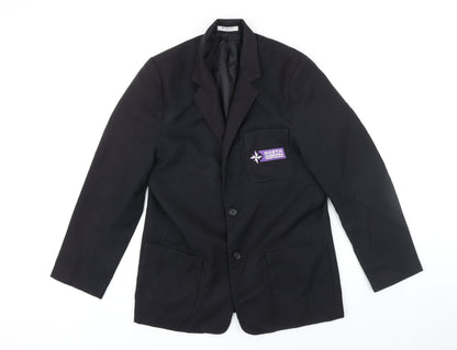Trutex Boys Black Jacket Blazer Size L Button - North Huddersfield Trust School