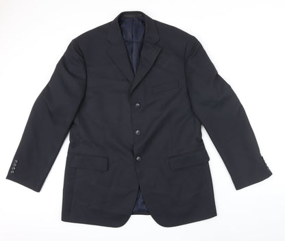 Mens UK Size 42 M&S Regular Blue Suit Jacket