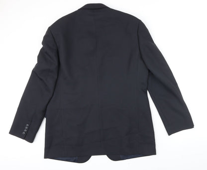 Mens UK Size 42 M&S Regular Blue Suit Jacket