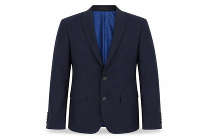 ONESIX5IVE Mens Blue Polyester Jacket Blazer Size 40 Regular