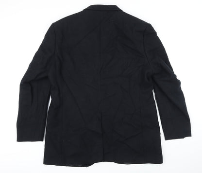 Mens UK Size 44 M&S Big & Tall Black Suit Jacket