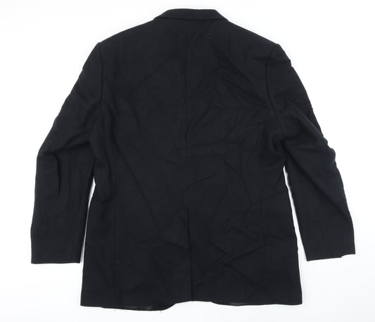 Mens UK Size 44 M&S Big & Tall Black Suit Jacket