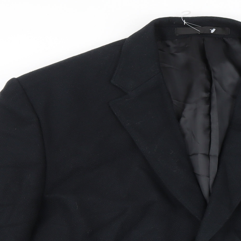 Mens UK Size 44 M&S Big & Tall Black Suit Jacket