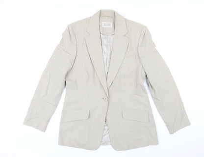 Womens UK Size 16 NEXT Beige Jacket