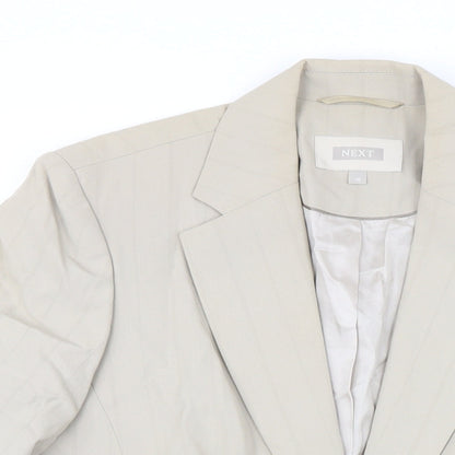 Womens UK Size 16 NEXT Beige Jacket