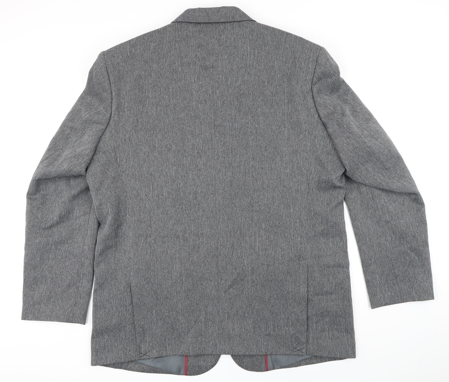 Cotton Traders Mens Grey Polyester Jacket Blazer Size 46 Regular