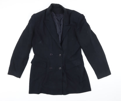 Principles Womens Blue Jacket Blazer Size 12 Button
