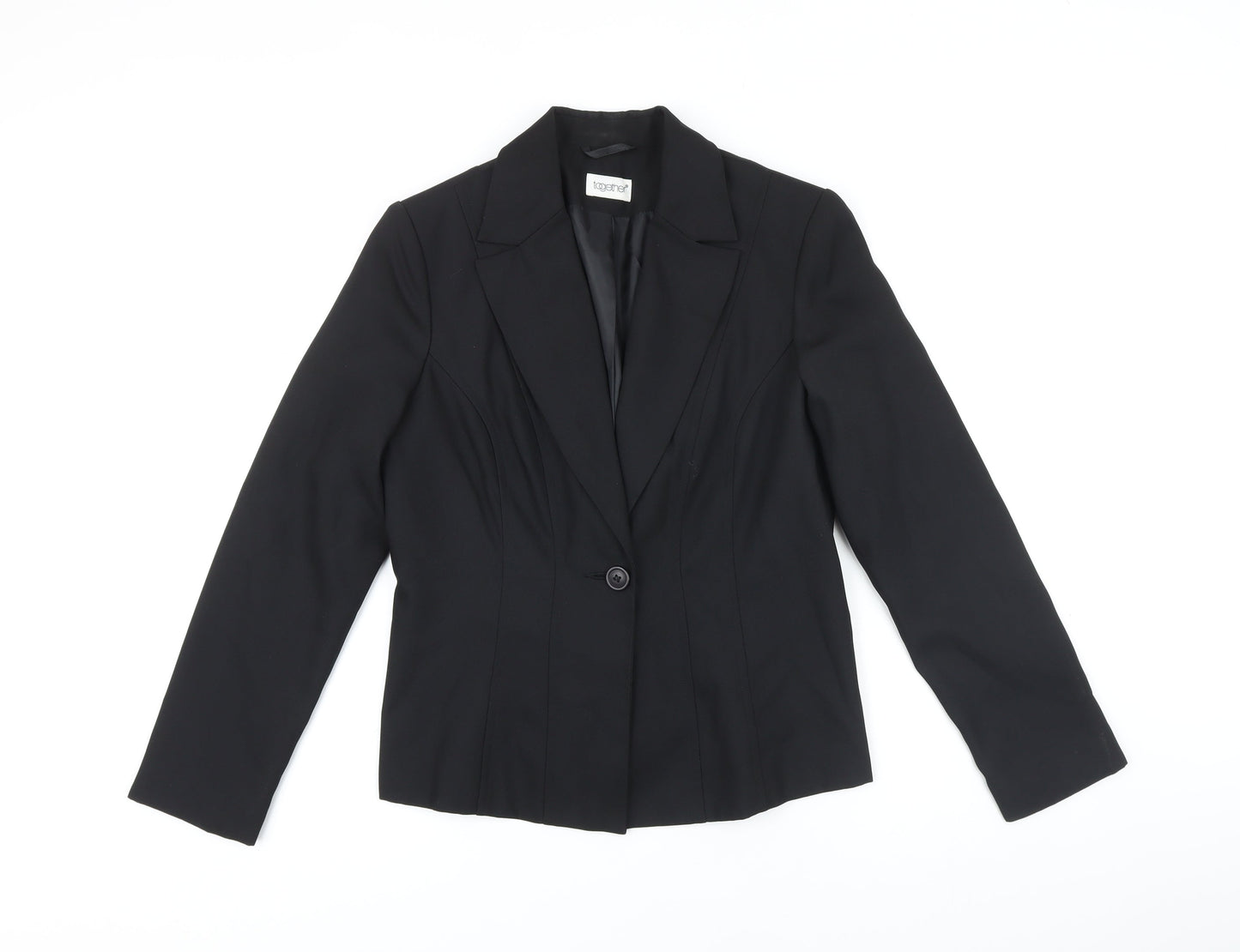 Womens UK Size 12 Together Black Jacket