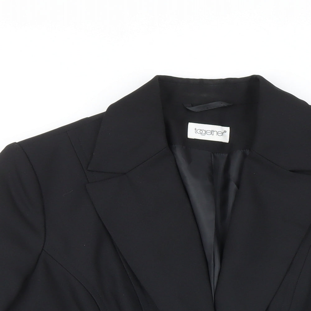 Womens UK Size 12 Together Black Jacket