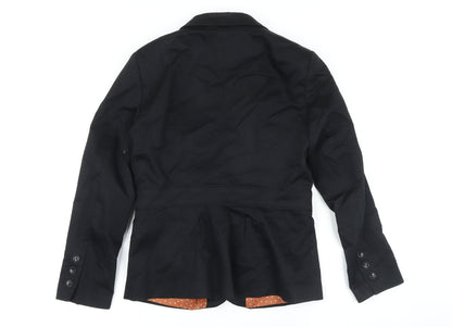 Womens UK Size 10 H&M Black Jacket