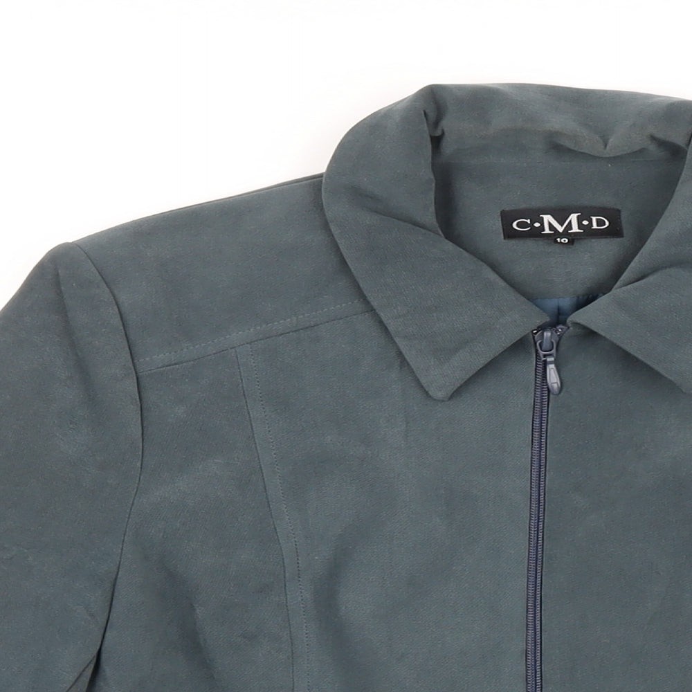 Womens UK Size 10 C.M.D Green Jacket