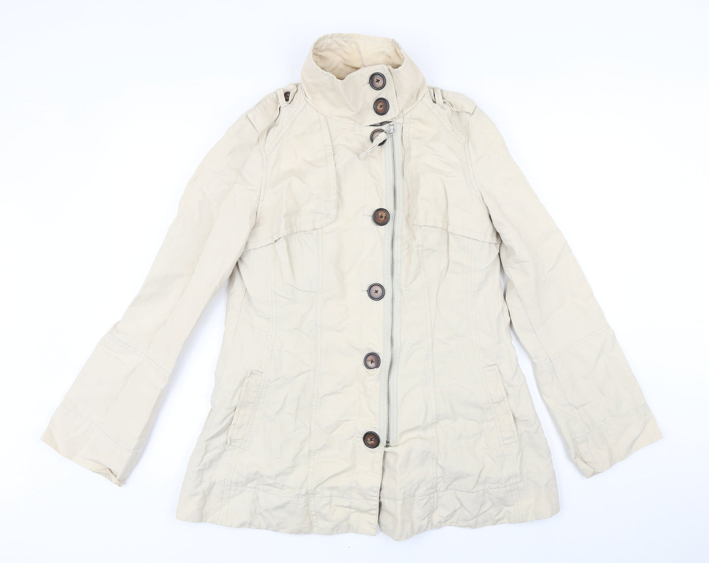 Womens UK Size 10 NEXT Beige Jacket