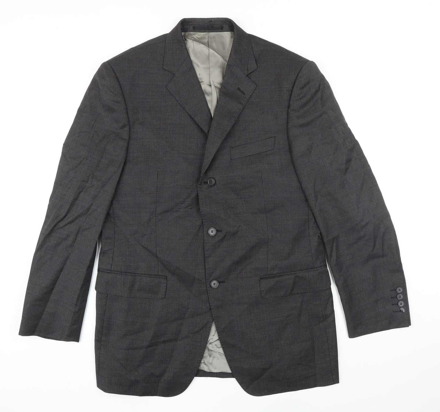 Mens UK Size 40 M&S Regular Grey Suit Jacket