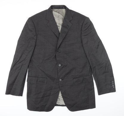 Mens UK Size 40 M&S Regular Grey Suit Jacket