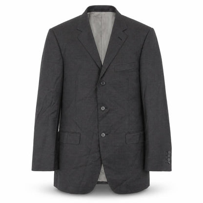 Marks & Spencer Mens Grey Wool Jacket Blazer Size 40 Regular