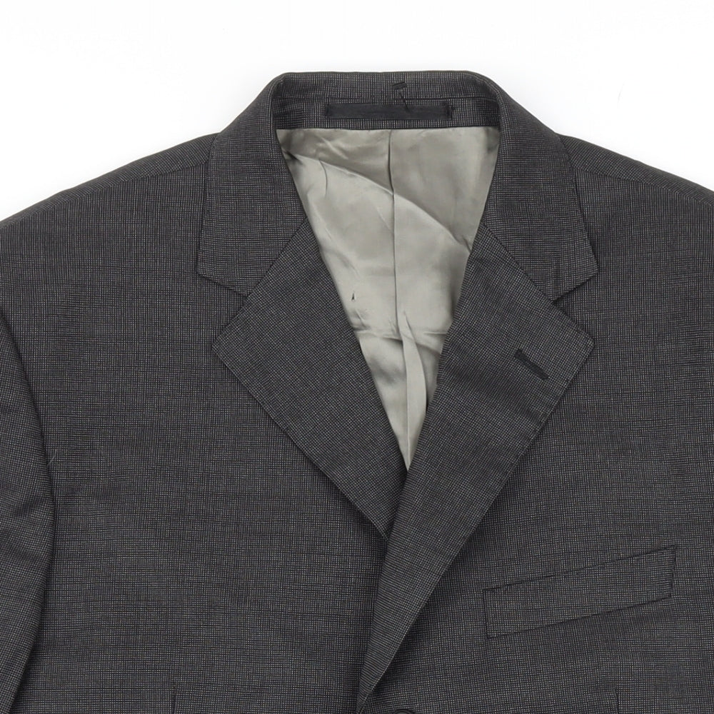 Mens UK Size 40 M&S Regular Grey Suit Jacket