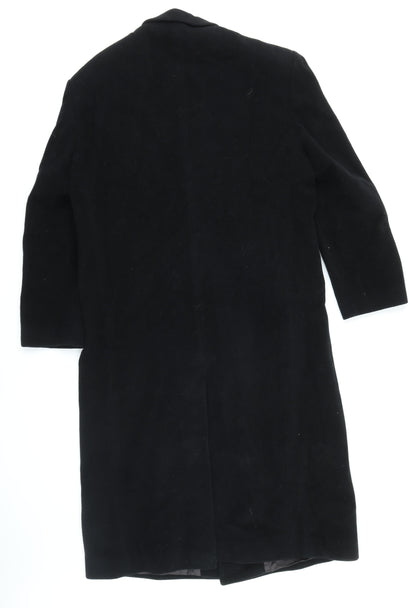 Mens UK Size M Horne Brothers Black Overcoat