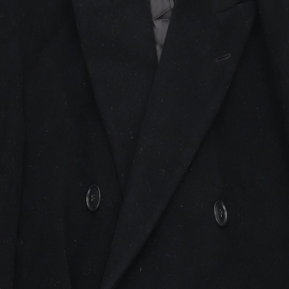 Mens UK Size M Horne Brothers Black Overcoat