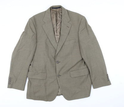 Mens UK Size 40 M&S Regular Brown Suit Jacket