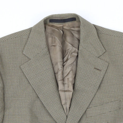 Mens UK Size 40 M&S Regular Brown Suit Jacket