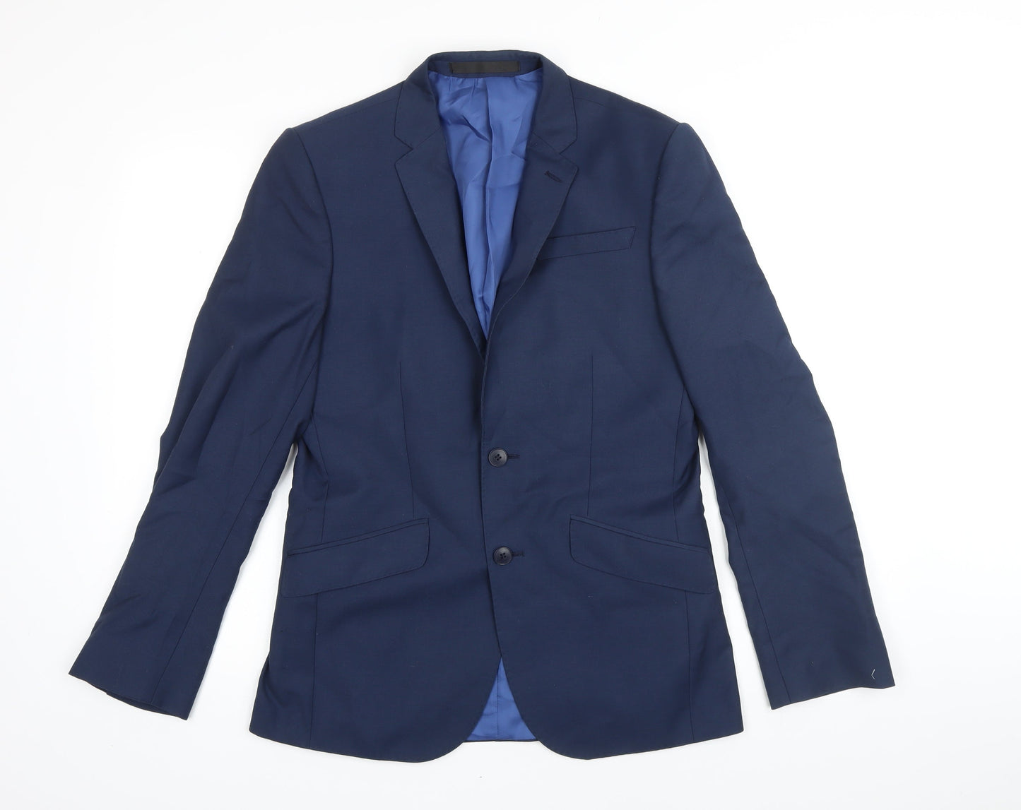 Mens UK Size 36 M&S Regular Blue Suit Jacket