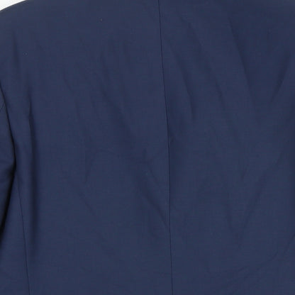 Mens UK Size 36 M&S Regular Blue Suit Jacket