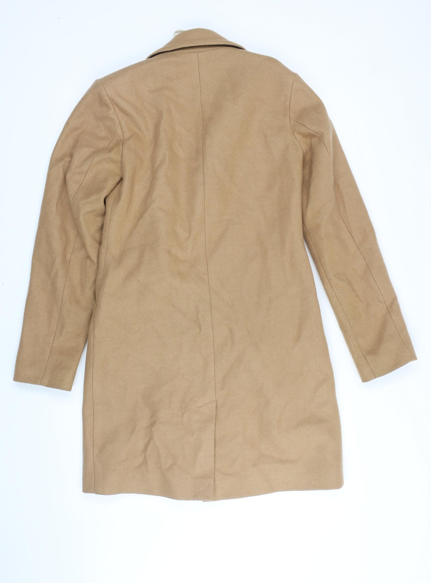 Womens UK Size 6 Dorothy Perkins Beige Overcoat