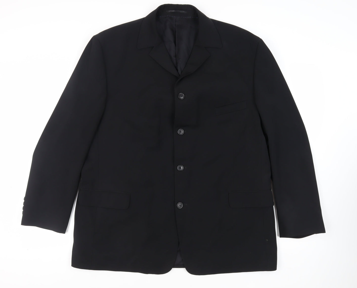 Mens UK Size 46 Wilson Regular Black Suit Jacket