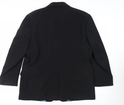 Mens UK Size 46 Wilson Regular Black Suit Jacket