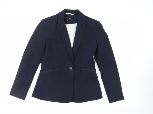 Womens UK Size 8 Marks and Spencer Blue Jacket