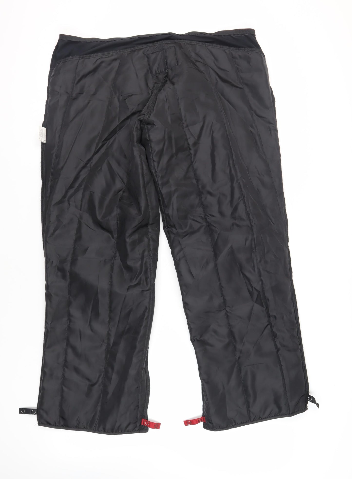 Hein Gericke Mens Black Polyester Trousers Size 2XL L30 in Regular Zip - Motorcycle Trousers Lining