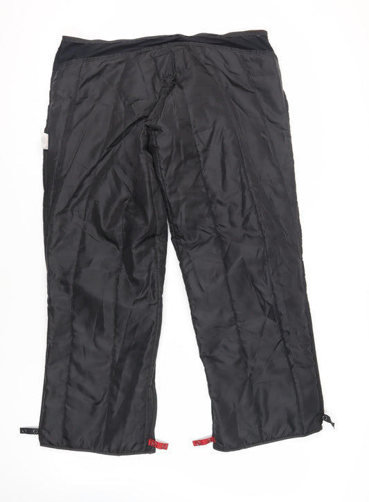Hein Gericke Mens Black Polyester Trousers Size 2XL L30 in Regular Zip - Motorcycle Trousers Lining