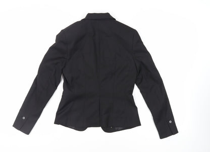 Womens UK Size 10 H&M Black Jacket