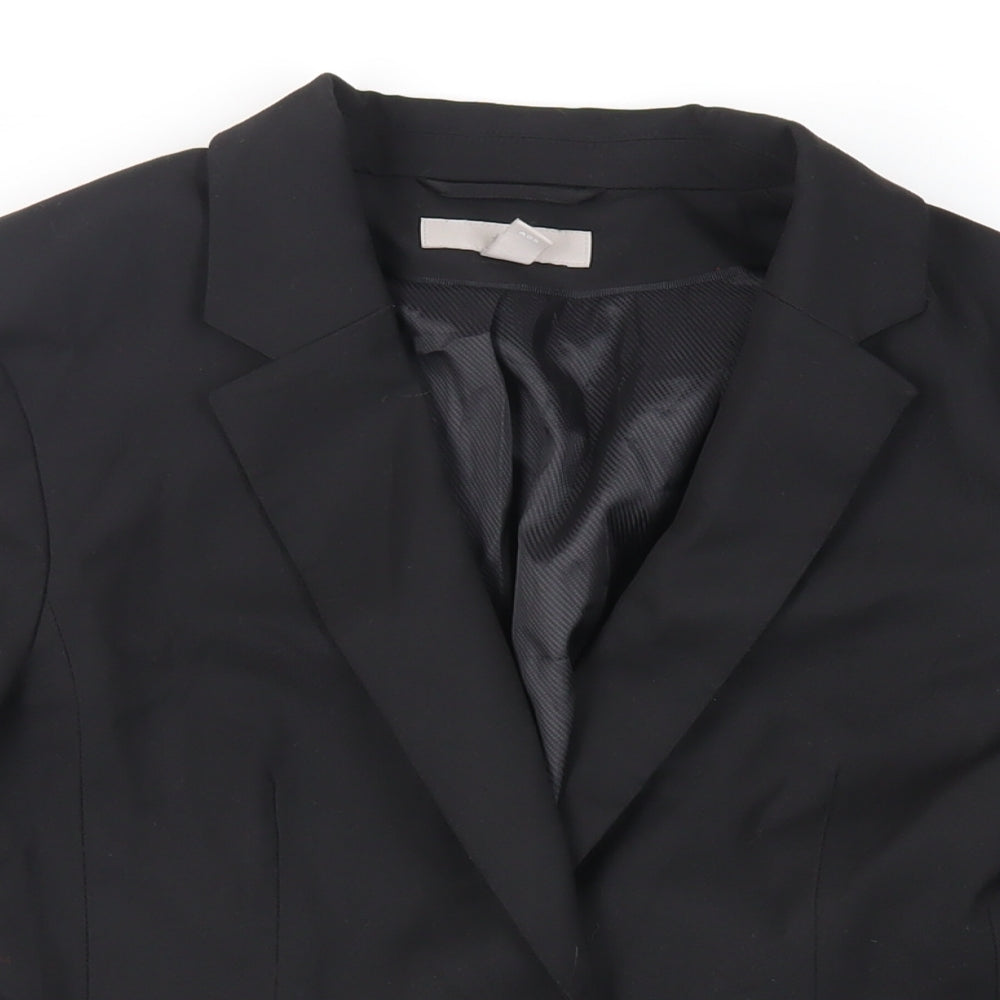 Womens UK Size 10 H&M Black Jacket