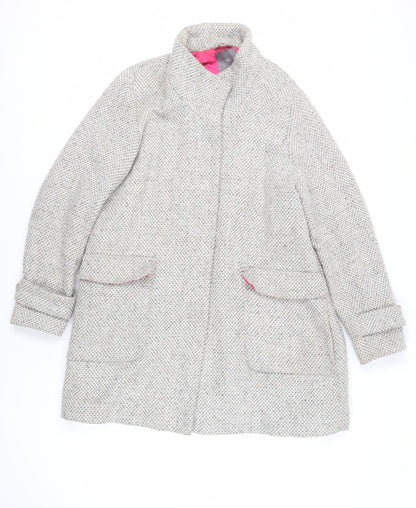 Womens UK Size 16 NEXT Grey Overcoat