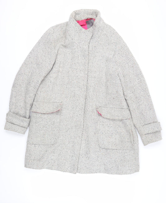 Womens UK Size 16 NEXT Grey Overcoat
